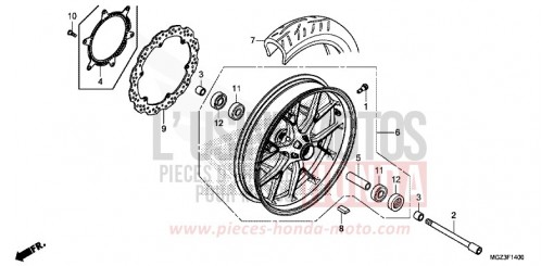 ROUE AVANT CBR500RAE de 2014